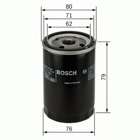 Bosch ,p3349 фільтр масляний alfa 1,2-1,7 fiat croma, tempra lancia thema seat 0 451 103 349