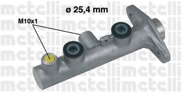 Циліндр головний гальма (Гідротормоз) 050347 METELLI