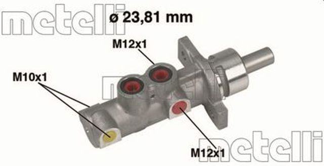 Циліндр гальмівний, головний 050362 METELLI