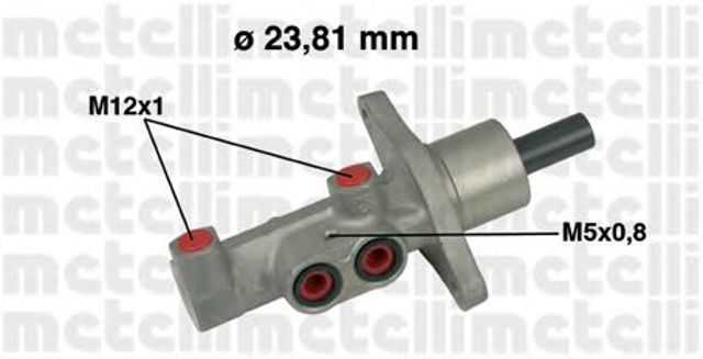 Циліндр гальмівний, головний 050475 METELLI