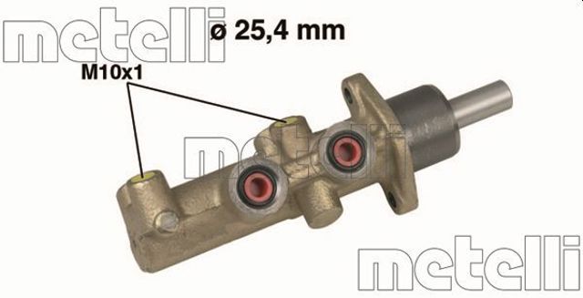 Циліндр головний гальма (Гідротормоз) 050481 METELLI