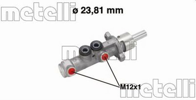 Циліндр головний гальма (Гідротормоз) 050572 METELLI