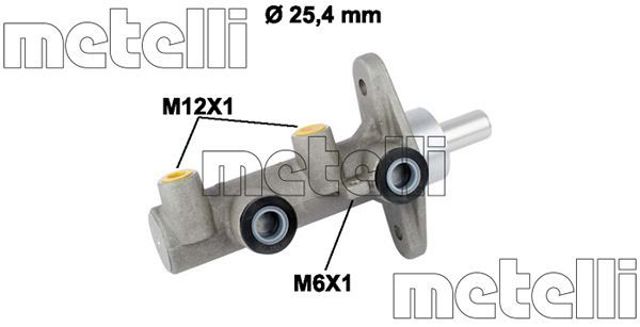 Циліндр головний гальма (Гідротормоз) 050819 METELLI