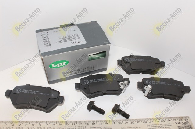 Задні дискові колодки 05P811 LPR