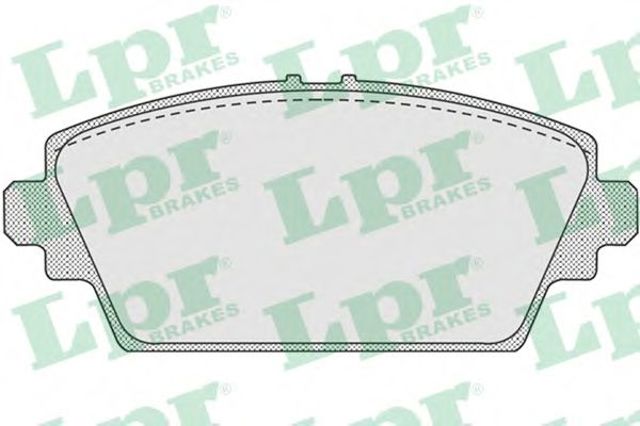 Передні гальмівні колодки 05P940 LPR