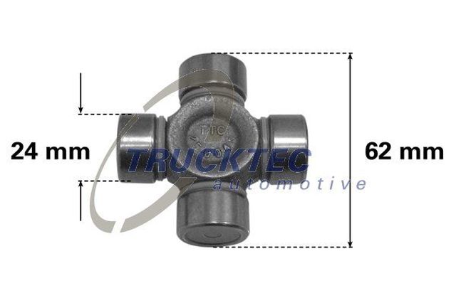 Хрестовина карданного валу, заднього 0834111 TRUCKTEC