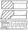 Кільця поршневі на 1 циліндр, STD. 0843370000 GOETZE
