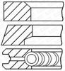 Комплект поршневих кілець на двигун, 1-й ремонт (+0,25) 0844510500 GOETZE
