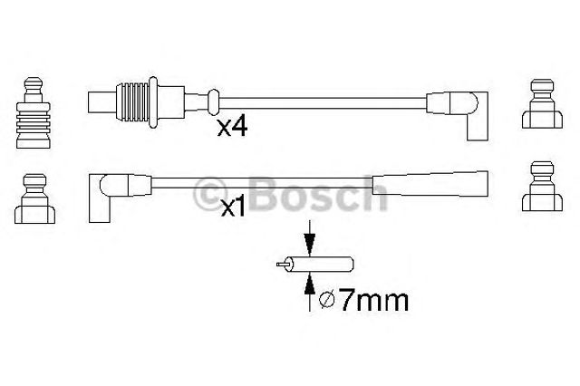 Проводи високовольтні 0986356883 BOSCH