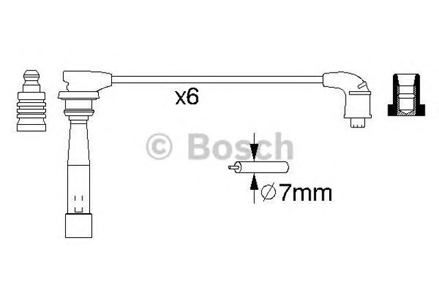 Дроти запалювання 0986356992 BOSCH