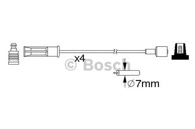Дроти запалювання 0986357184 BOSCH
