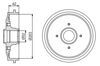 Барабан гальмівний задній 0986477201 BOSCH