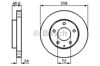 Гальмо дискове переднє 0986478227 BOSCH