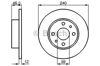 Гальмо дискове переднє 0986478353 BOSCH