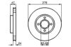 Диск переднього гальма 0986478427 BOSCH