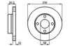 Ротор гальмівний 0986478550 BOSCH