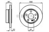 Диск гальмівний задній 0986478566 BOSCH