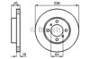 Гальмо дискове переднє 0986478572 BOSCH