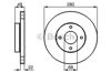 Гальмо дискове переднє 0986478728 BOSCH