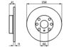 Гальмо дискове переднє 0986478880 BOSCH