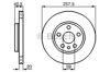 Диск переднього гальма 0986478896 BOSCH