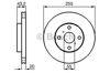 Гальмо дискове переднє 0986479012 BOSCH