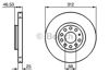 Гальмо дискове переднє 0986479057 BOSCH