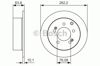 Диск заднього гальма 0986479061 BOSCH