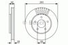 Гальмо дискове переднє 0986479091 BOSCH