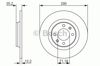 Диск гальмівний задній 0986479118 BOSCH