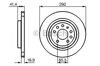 Диск гальмівний задній 0986479142 BOSCH