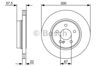 Диск заднього гальма 0986479411 BOSCH