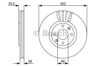 Гальмо дискове переднє 0986479548 BOSCH