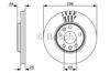 Гальмо дискове переднє 0986479551 BOSCH