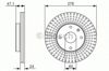 Гальмо дискове переднє 0986479649 BOSCH