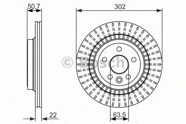 Дискові гальма 0986479713 BOSCH