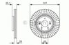 Гальмо дискове переднє 0986479786 BOSCH