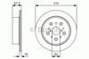 Диск гальмівний задній 0986479R25 BOSCH