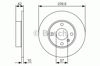 Диск гальмівний задній 0986479S52 BOSCH