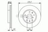 Гальмо дискове переднє 0986479S58 BOSCH