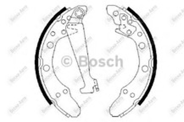 Bosch щоки гальмівні задн, audi 80 86-91 vw golf ii, iii skoda felicia, fabia (40200) 0 986 487 270
