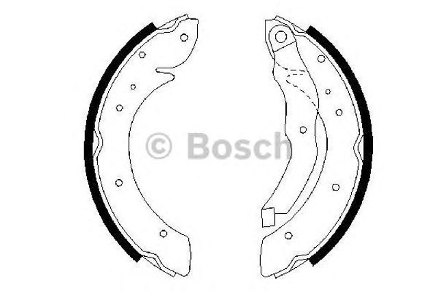 Bosch щоки гальмівні задн. bmw e36 1,6/1,8 0 986 487 327