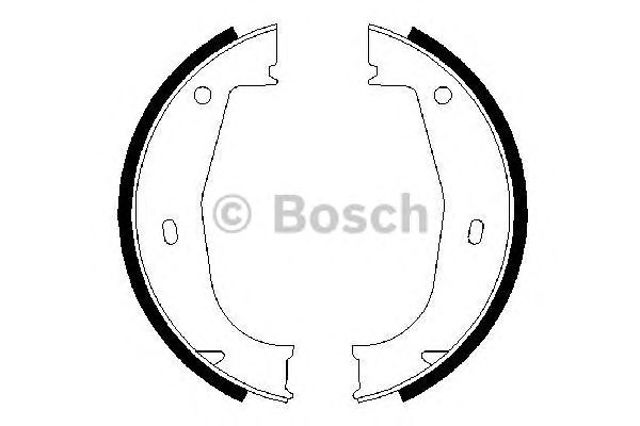 Bosch гальмівні колодки стояночног гальма bmw e36/z3 0 986 487 520