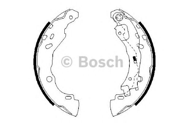 Bosch citroen щоки гальмівні c3 02- 0 986 487 690