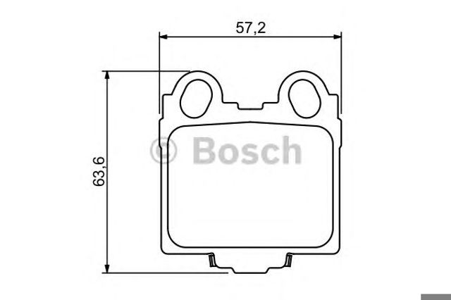 Bosch toyota гальмівні колодки задн.lexus gs/is 97- 0 986 494 231