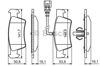 Колодки гальмові задні, дискові 0986494309 BOSCH