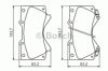Гальмівні колодки 0986494449 BOSCH