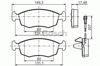 Дискові гальма 0986494463 BOSCH