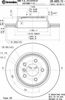 Диск гальмівний задній 09A80011 BREMBO