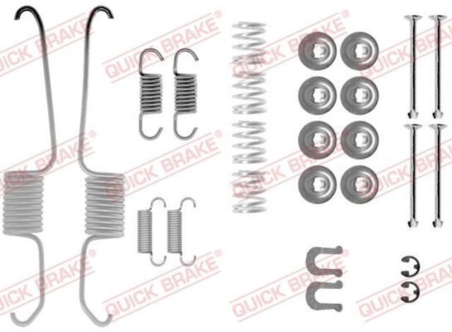 Ремкомплект задніх гальм 1050003 QUICK BRAKE